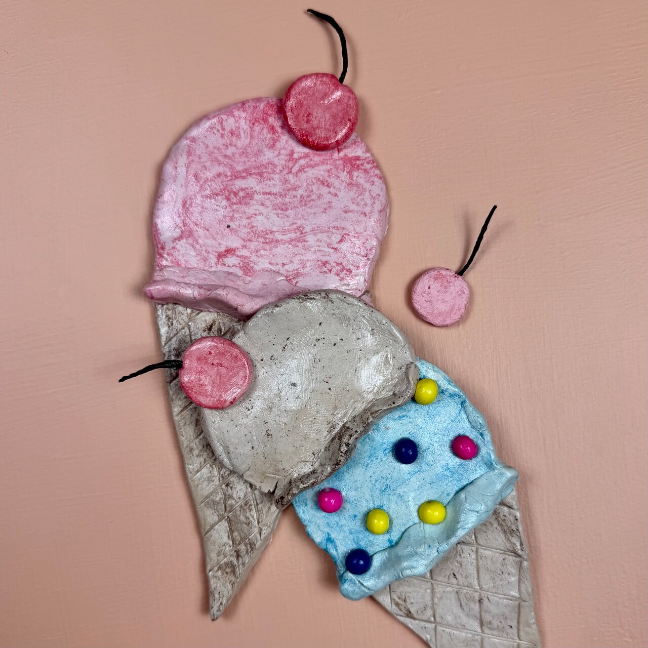 Kids Club: Air Dry Clay Ice Cream Cones